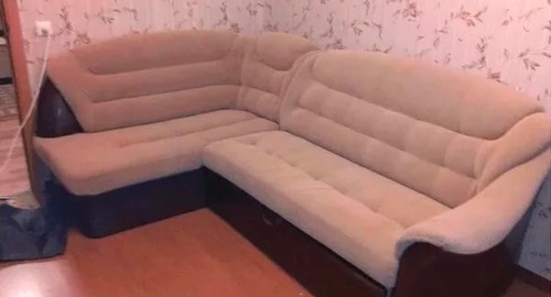 Перетяжка углового дивана. Зеленокумск